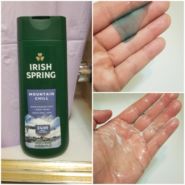 Picture of International Thailand product Skin care Irish Spring Mountain Chill shower gel used for male female - 591 ml