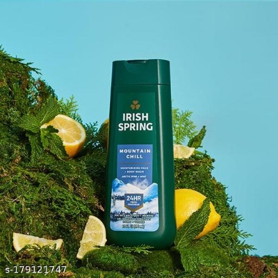 Picture of International Thailand product Skin care Irish Spring Mountain Chill shower gel used for male female - 591 ml