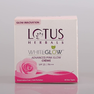 Picture of Indian product Skin care Lotus White Glow Advanced Pink Glow Cream Used for male/female - 35 gm
