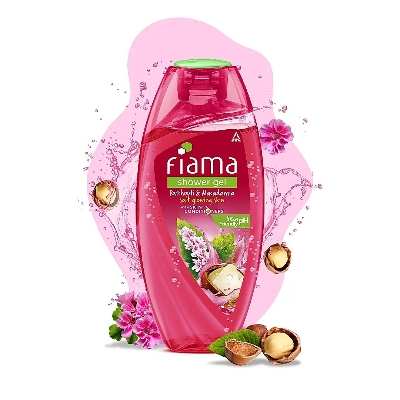 Picture of Indian Product Fiama patchouli & macadamia shower gel used for male / female - 250 ml