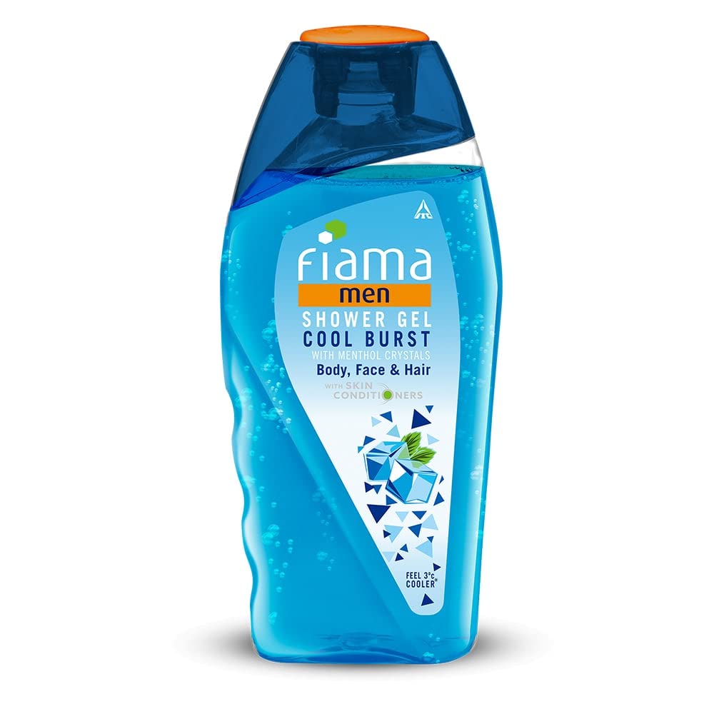 Picture of International Indian Product Fiama men Cool Burst shower gel used for male - 250 ml