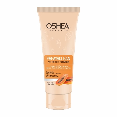 Picture of Indian product Skin care Oshea Papaya clean face wash used for male female - 100 gm