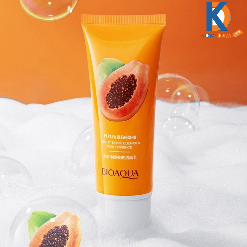 Picture of International PRC product Bionqua papaya cleansing face wash used for male/ female - 100 ml 