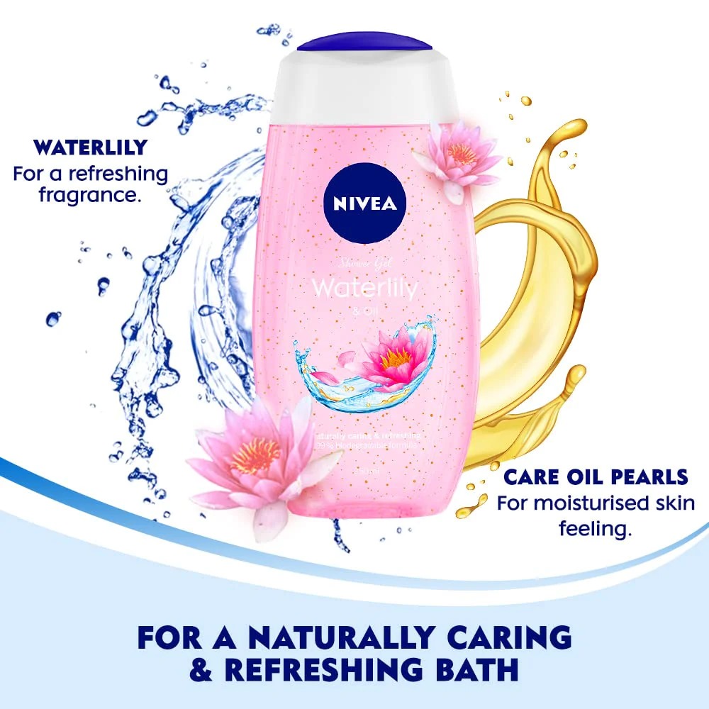 Picture of International European product skin care Nivea WATERLILY & Oil used for male female - 250 ml