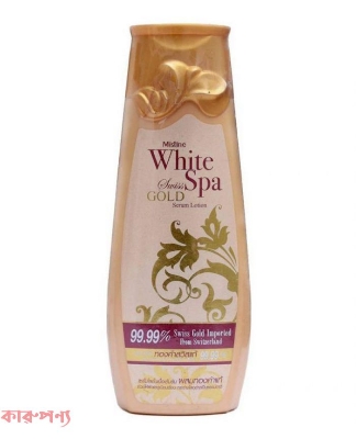 Picture of International Thailand Product Skin care Mistine White Spa Gold Serum lotion used for male/female - 200 ml