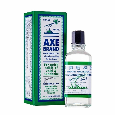 Picture of International Singapore product health care Trade mark Axe brand Universal oil for quick relief of cold & headache - 56 ml