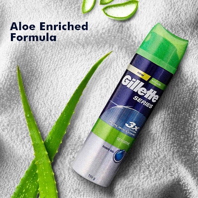 Picture of International Australian product aloe vera Shave Gel used for male - 195 gm