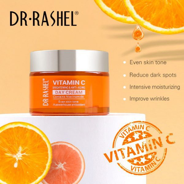 Picture of International PRC product Skin care DR.Rashel Vitamin C Day cream used for male/female - 50 gm