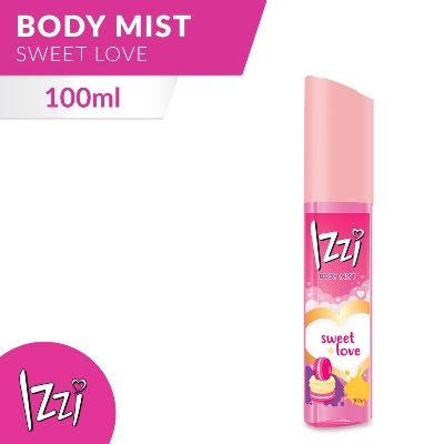 Picture of International Indonesian product Izzi sweet love body mist used for female - 100 ml