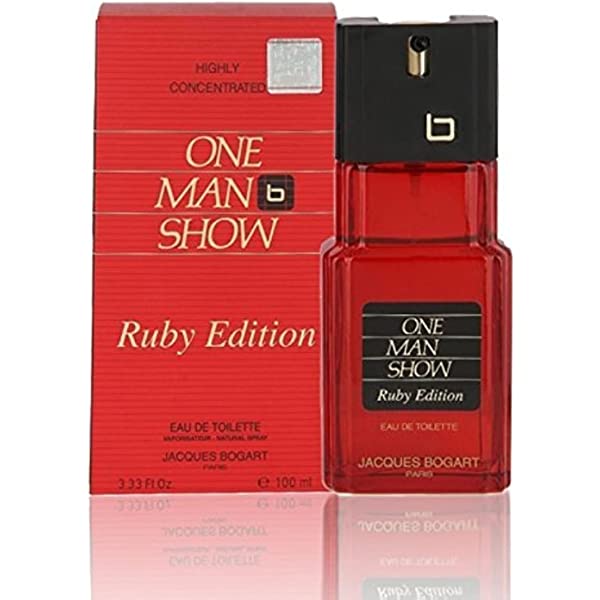Picture of International France product Body perfume party scent Jacques bogart One man show Ruby edition perfume for male - 100 ml
