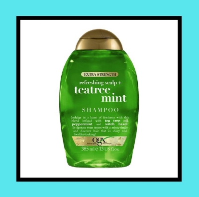 Picture of International Germany product Hair care Ogx Teatree Mint shampoo used for male/ female - 385 ml