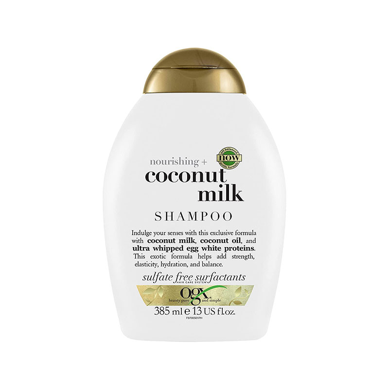 Picture of International Germany product Hair care Ogx nourishing + coconut milk shampoo used for male/ female - 385 ml