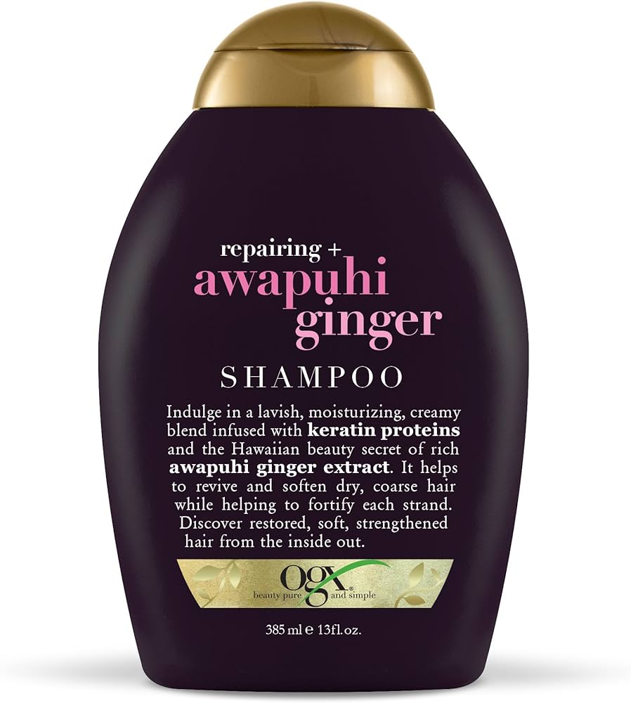 Picture of International Germany product Hair care Ogx Awapuhi Ginger shampoo used for male/ female - 385 ml