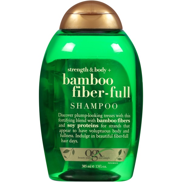 Picture of International Germany product Hair care Ogx Bamboo fiber-Full shampoo used for male/ female - 385 ml