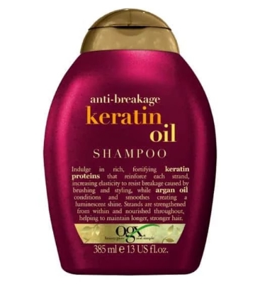 Picture of International Germany product Hair care Ogx keratin oil shampoo used for male/ female - 385 ml