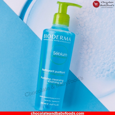 Picture of International France product Skin care Bioderma Sebium Gel moussant Makeup Removing Cleanser Used for female - 200 ml