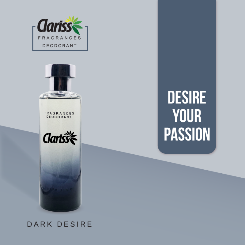 Picture of International UAE product Body perfume perty scent Clariss Dark Desire used for male - 100 ml