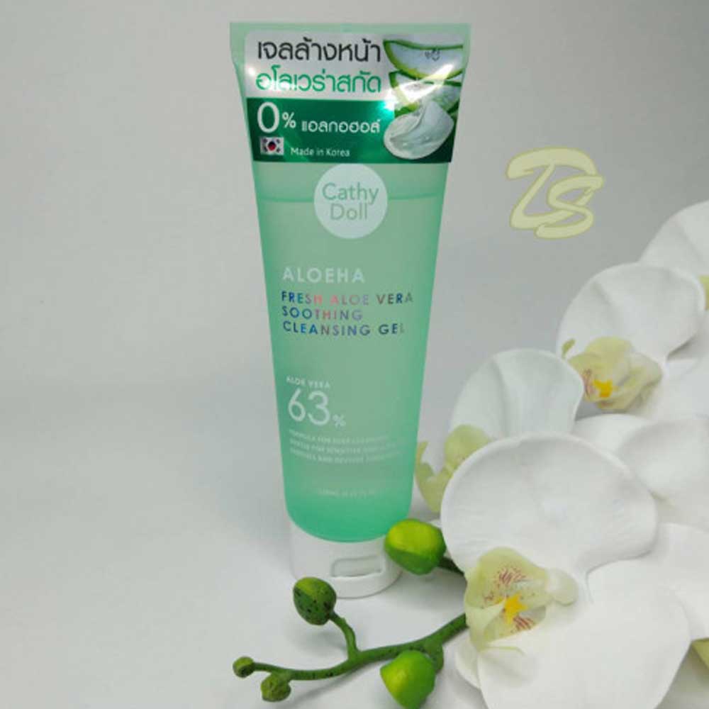 Picture of International Thailand product Skin care Cathy Doll Aloeha cleansing gel used for male/female - 120 ml