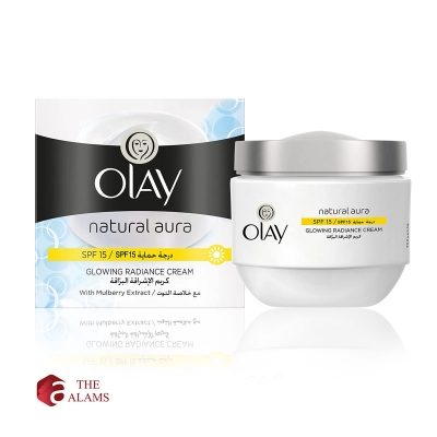 Picture of International Thailand product skin care natural aura day cream SPF 15 used for male female - 50 gm