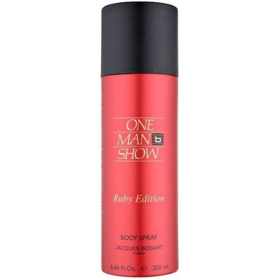 Picture of International France product One Man show body spray Ruby Edition used for male - 200 ml