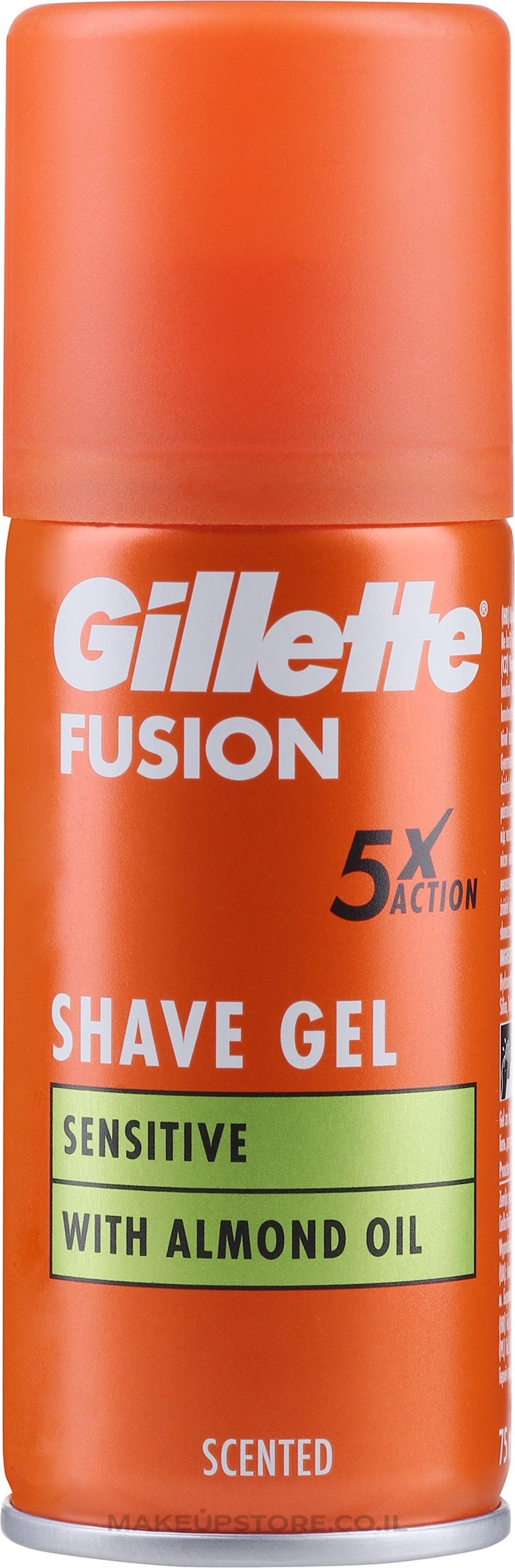 Picture of International UK product Skin care Shave foam Fusion 5  with almond oil used for male - 75 ml