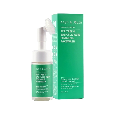 Picture of Face refreshment National product ZM  Tea Tree & Salicylic Acid Foaming face wash Used for female - 100 ml