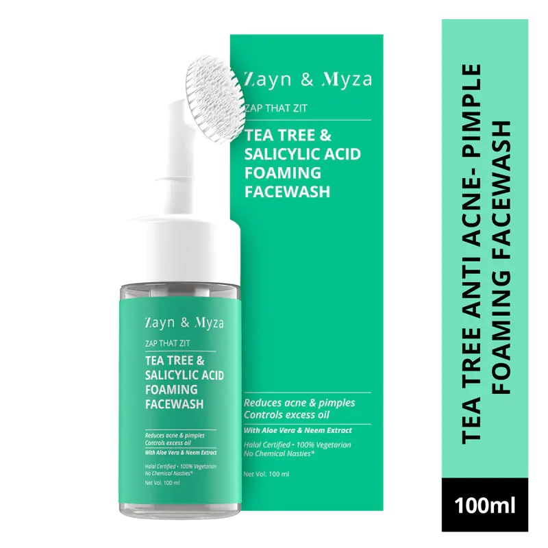 Picture of Face refreshment National product ZM  Tea Tree & Salicylic Acid Foaming face wash Used for female - 100 ml