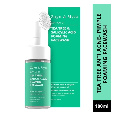 Picture of Face refreshment National product ZM  Tea Tree & Salicylic Acid Foaming face wash Used for female - 100 ml