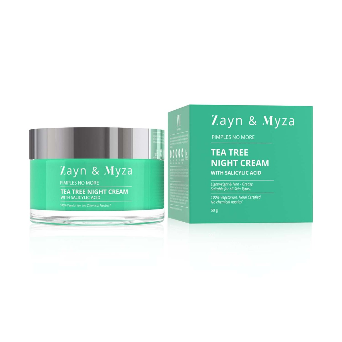 Picture of Indian product Skin care ZM Tea Tree Night Cream Used for male/female - 50 gm