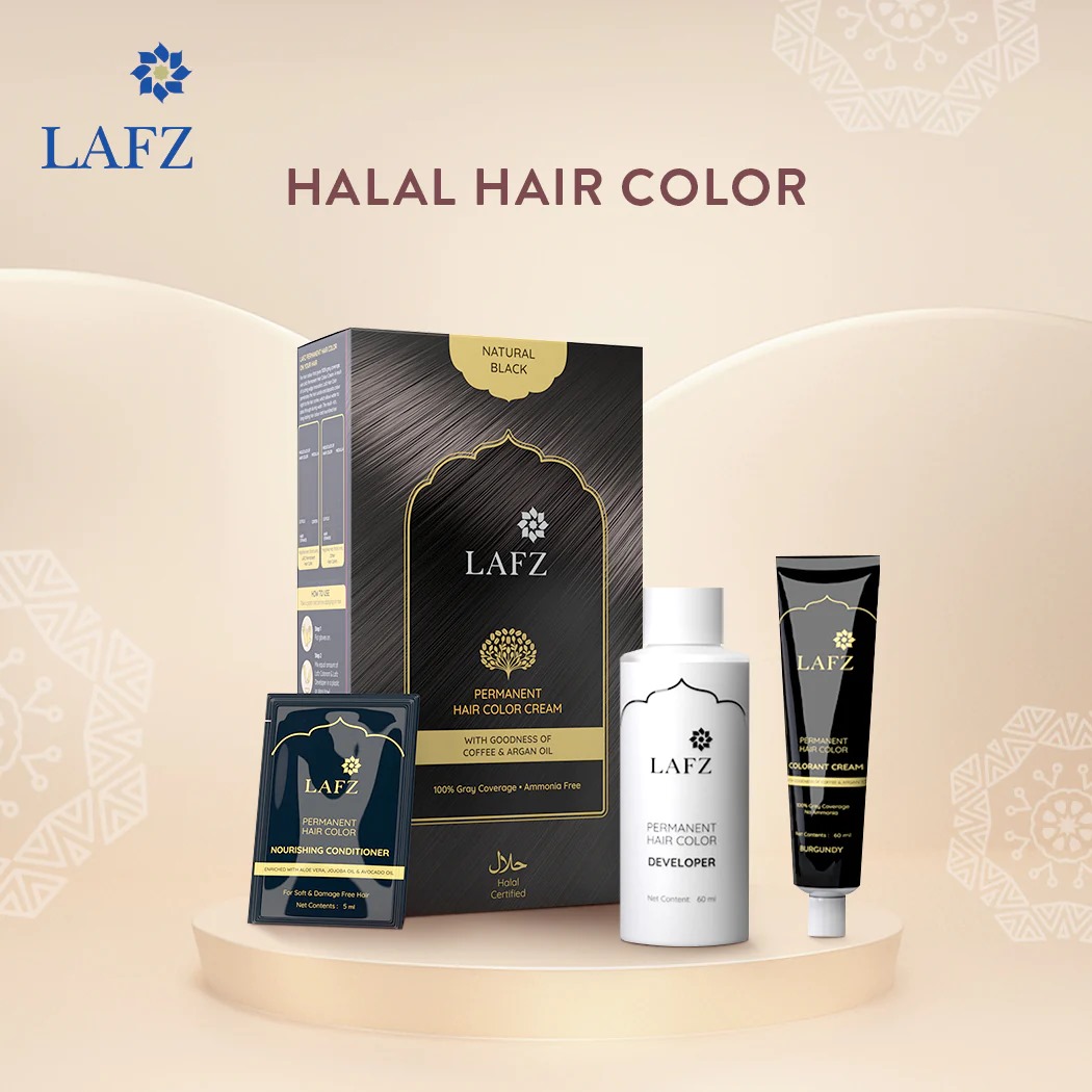 Picture of International Indian product Hair care LAFZ Natural black Hair color used for male/ female - 60 ml