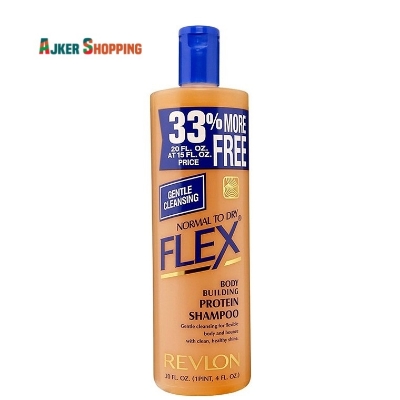 Picture of International New York product Hair care Flex Shampoo -NORMAL TO DRY- used for male/ female - 592 ml