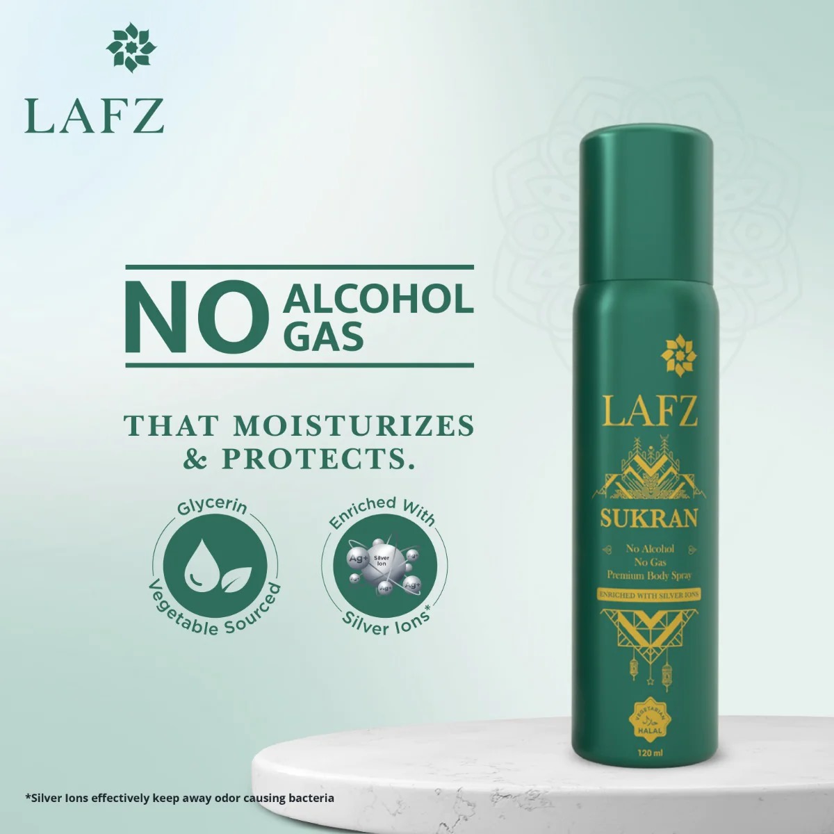 Picture of Indian product Body spray LAFZ sukran used for male/female - 120 ml