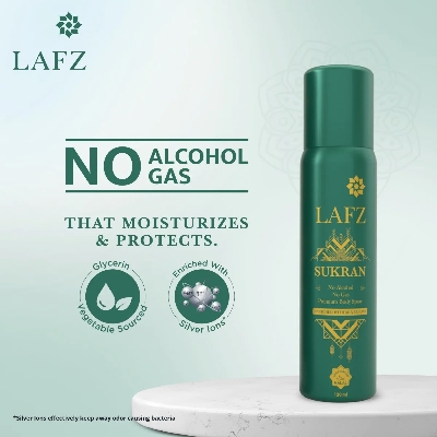 Picture of Indian product Body spray LAFZ sukran used for male/female - 120 ml