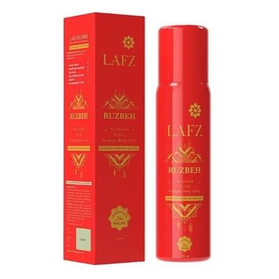 Picture of Indian product Body spray LAFZ Ruzbeh used for male/female - 120 ml