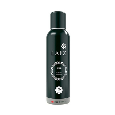 Picture of International Indian product Body spray perty scent LAFZ Omid used for male - 100 gm