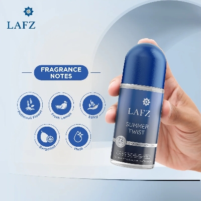 Picture of International Indian Product LAFZ Summer Twist body deodorant Roll on used for male / female - 50 ml