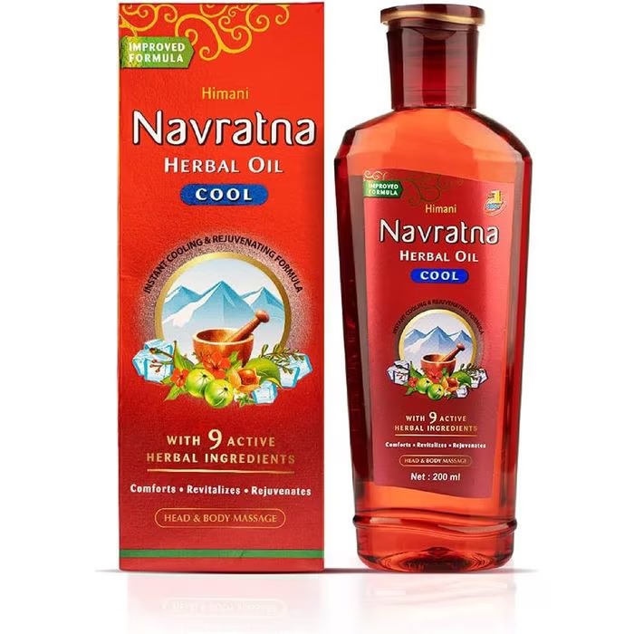 Picture of International Dubai product Hair care Navr atna HERBAL COOL hair oil used for male/female- 300 ml