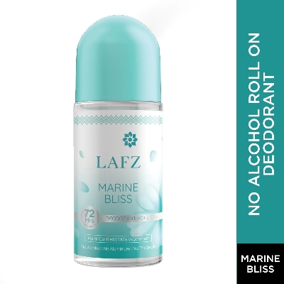 Picture of International Indian Product LAFZ Marine Bliss body deodorant Roll on used for male / female - 50 ml