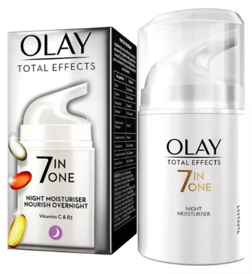 Picture of International European product Skin care O lay 7 in One Night moisturiser used for male female - 50 ml