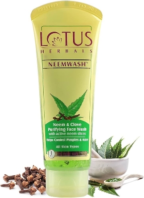 Picture of International European product Skin care L otus Herbals Neem face wash used for male/female - 100 gm