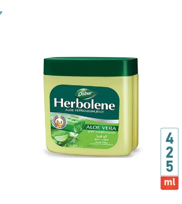 Picture of International UAE Product Skin care Dabur Herbolene Aloe Vera jelly used for male/female - 425 ml