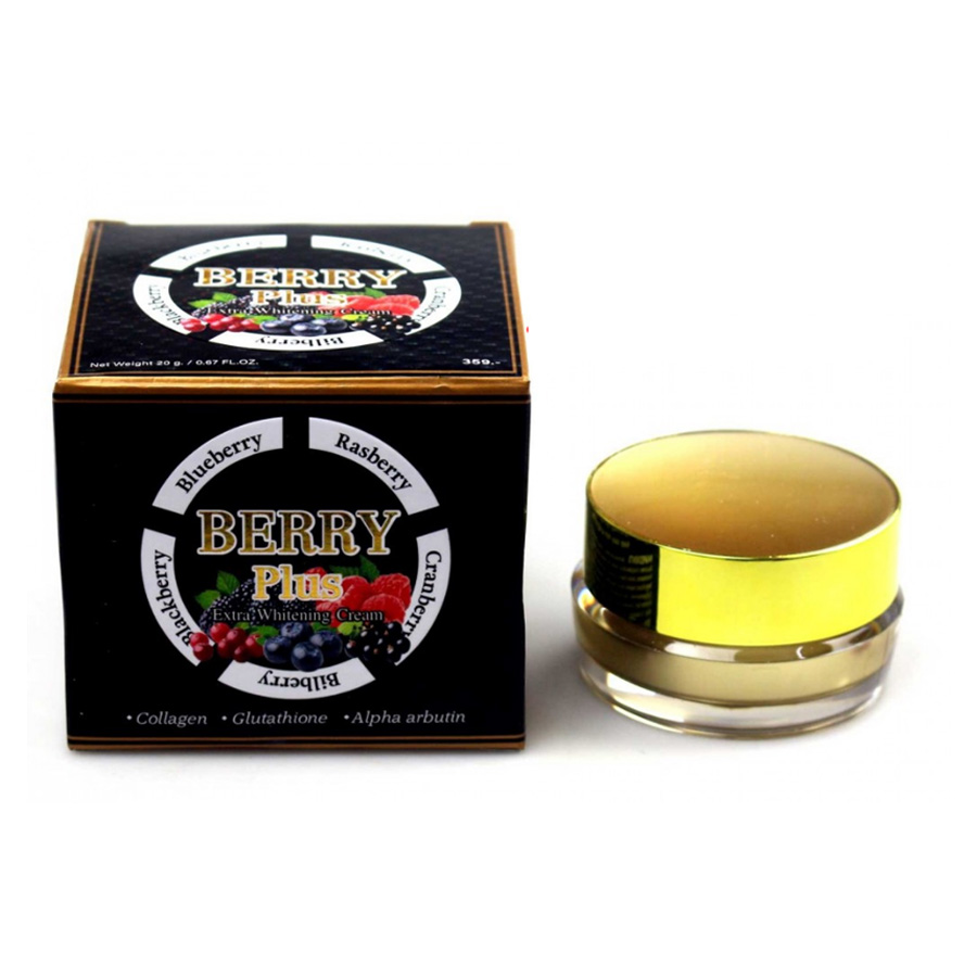 Picture of International Thailand product Skin care Berry Plus Extra Whitening cream used for male female - 20 gm