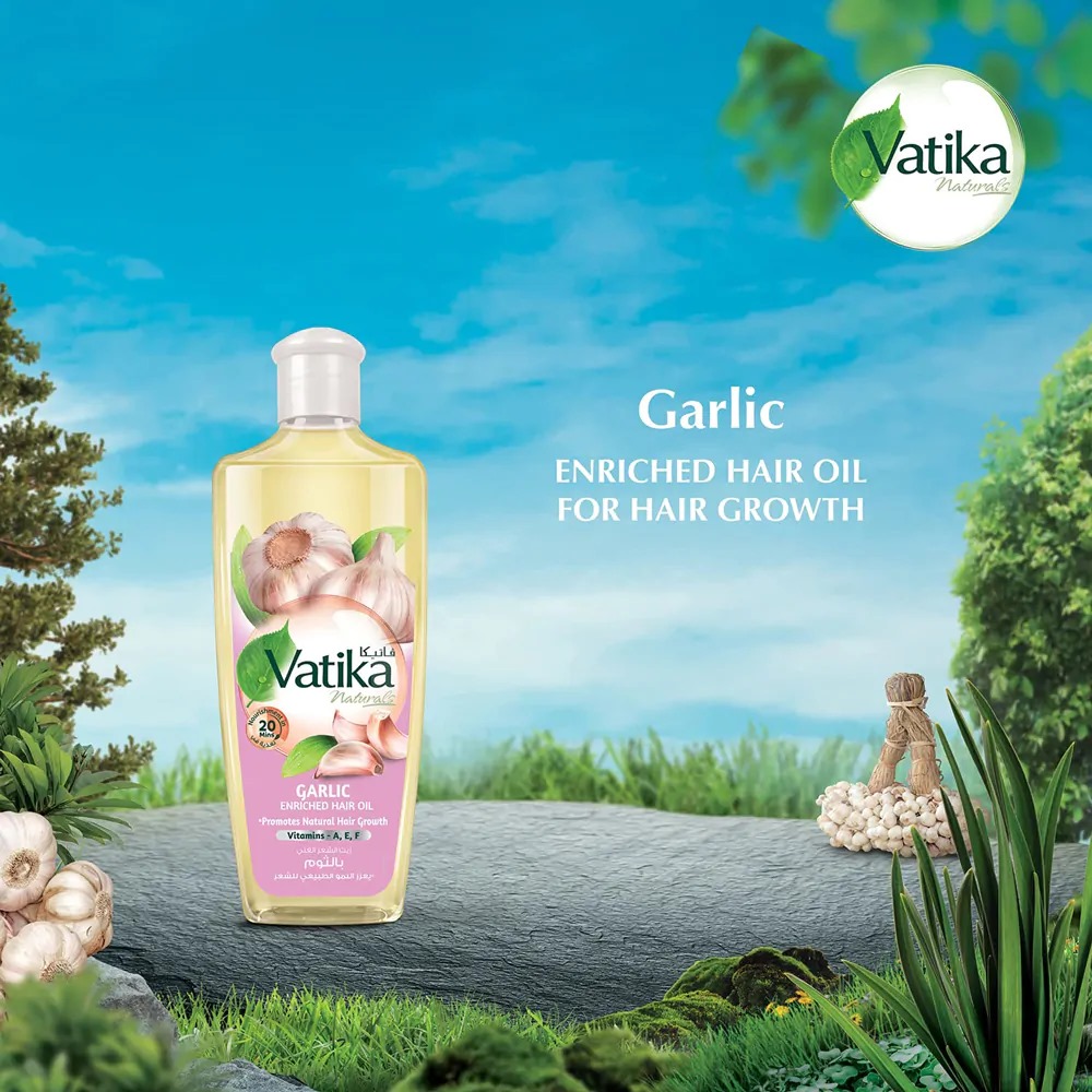 Picture of International UAE product Hair care Va tika Garlic hair oil used for male/female - 200 ml