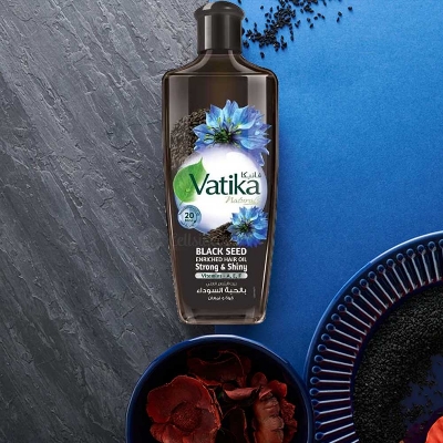 Picture of International UAE product Hair care Va tika BLACK hair oil used for male/female - 300 ml