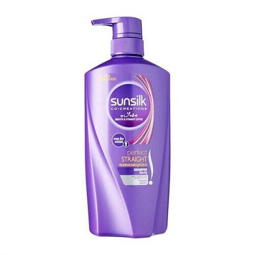 Picture of International Thailand product hair care product Sunsilk shampoo Perfect STRAIGHT used for male/ female - 625 ml
