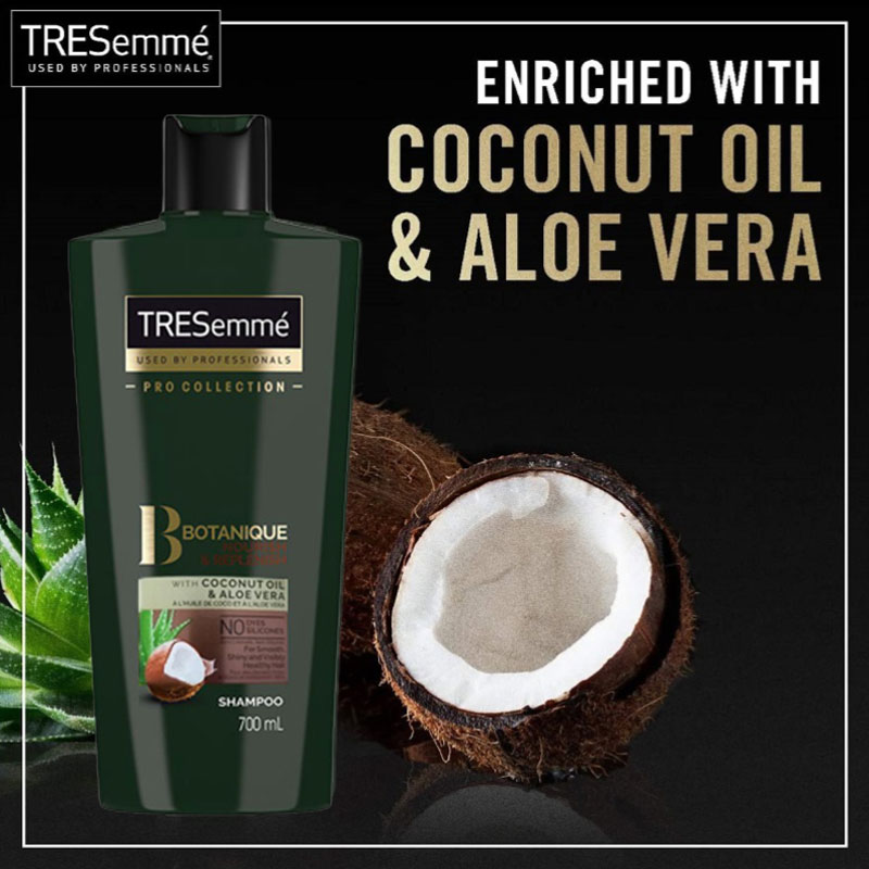 Picture of International USA product Hair care Tre semme  Botanique Nourish & Replenish Shampoo used for male/ female - 700 ml