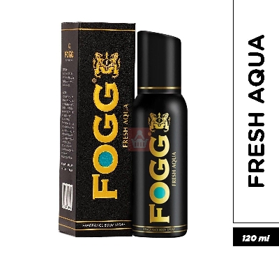 Picture of Indian product Body Spray FOGG Fresh Aqua used for male/ female- 120 ml