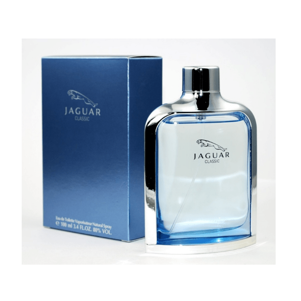Picture of International France product Body perfume party scent Jaguar Classic Blue used for male - 100 ml
