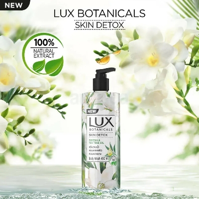 Picture of Body care International European product Lux Freesia & tea tree oil shower gel used for male/female - 750 ml