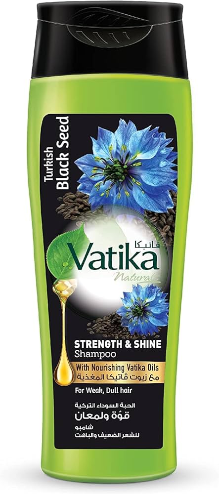 Picture of International UAE product Hair care Va tika Turkish black seed shampoo used for male female - 400 ml